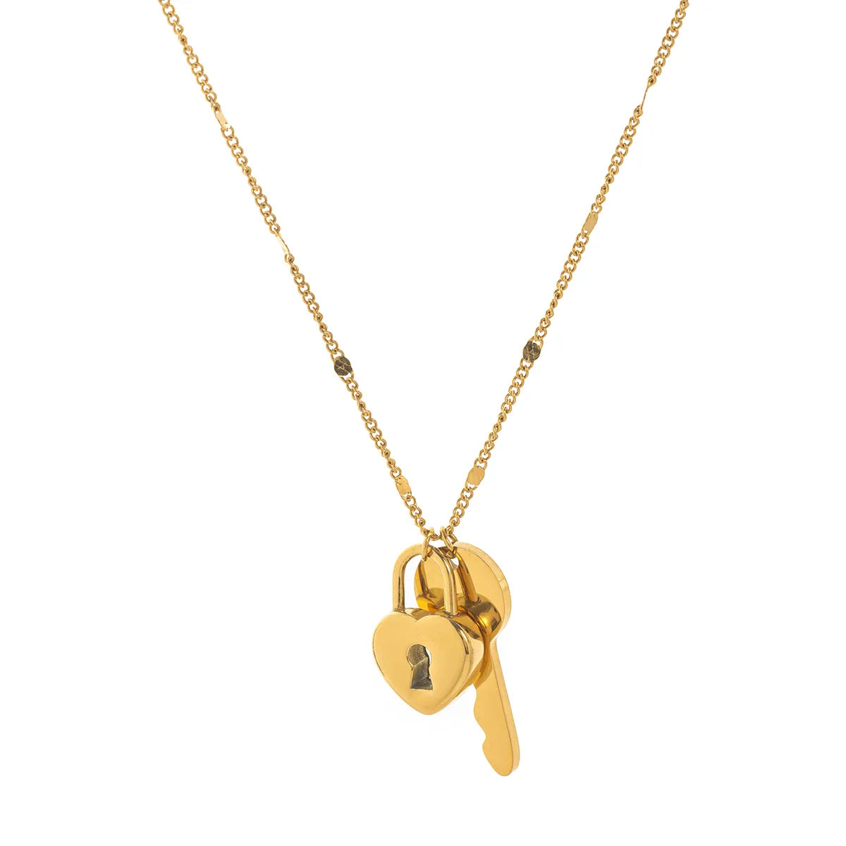 LOCK & KEY NECKLACE