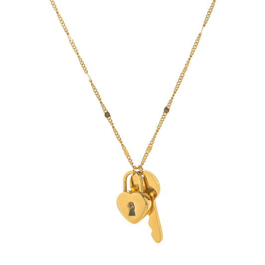 LOCK & KEY NECKLACE