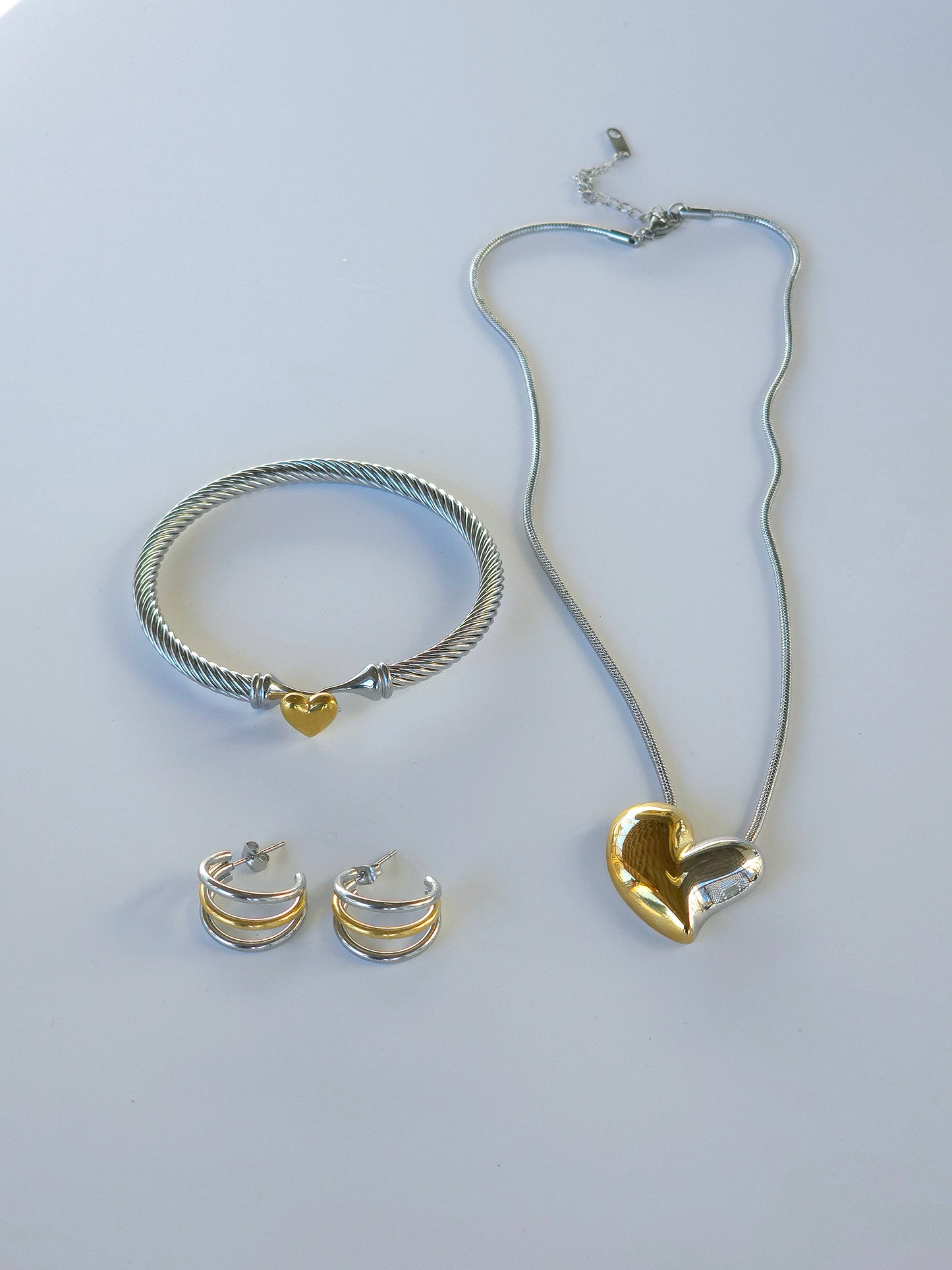 GOLD AND SILVER SET