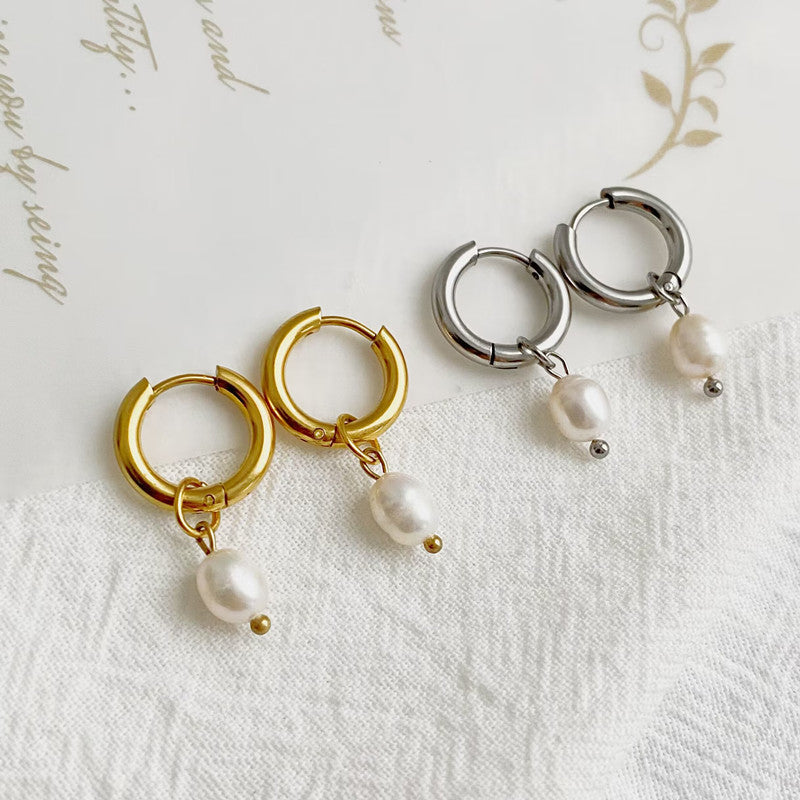 FRITA PEARL HOOPS