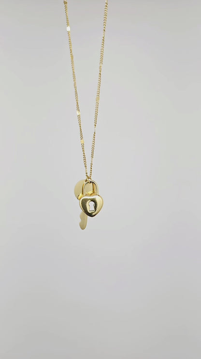 LOCK & KEY NECKLACE